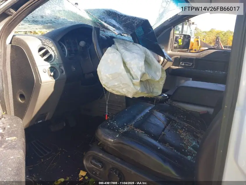 1FTPW14V26FB66017 2006 Ford F-150 Fx4/Lariat/Xlt