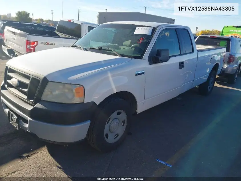 1FTVX12586NA43805 2006 Ford F-150 Lariat/Xl/Xlt