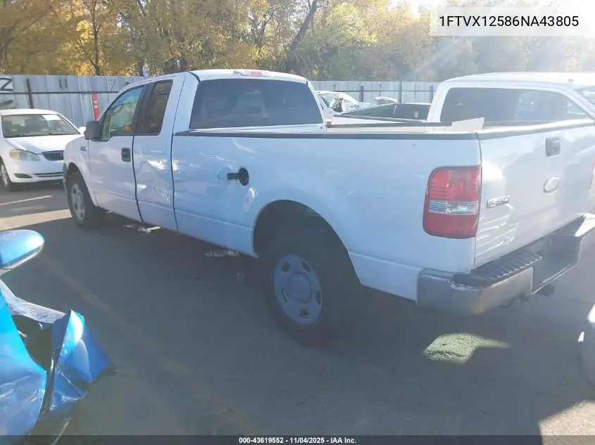 1FTVX12586NA43805 2006 Ford F-150 Lariat/Xl/Xlt