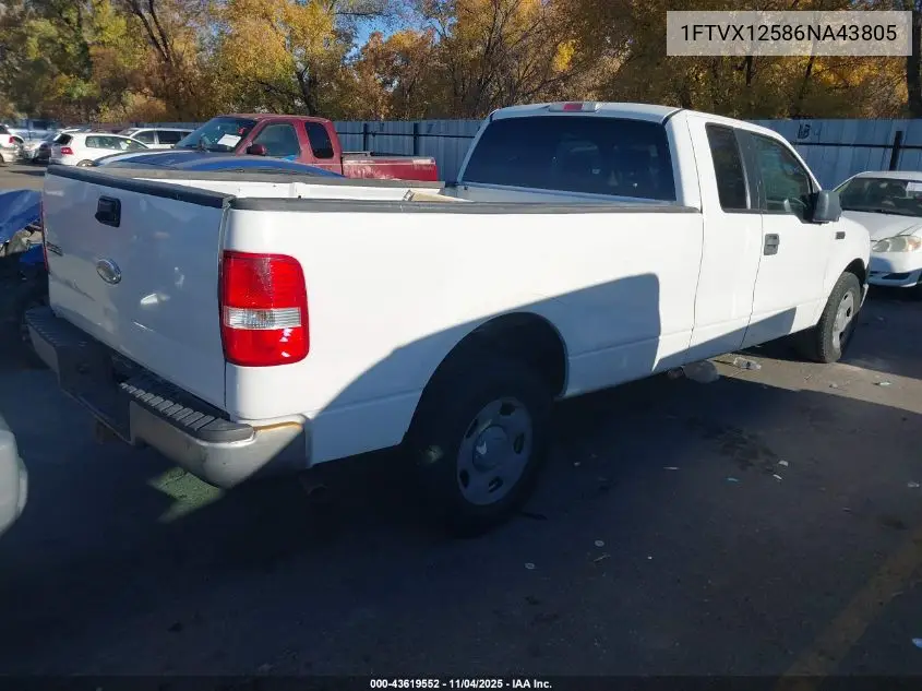 1FTVX12586NA43805 2006 Ford F-150 Lariat/Xl/Xlt
