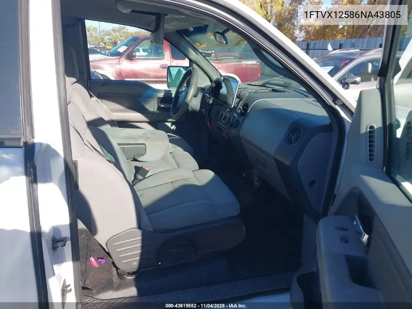 1FTVX12586NA43805 2006 Ford F-150 Lariat/Xl/Xlt