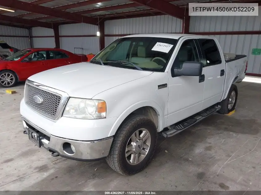 1FTPW14506KD52209 2006 Ford F-150 Fx4/Lariat/Xlt