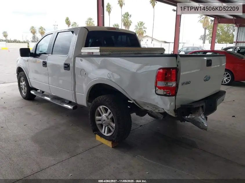1FTPW14506KD52209 2006 Ford F-150 Fx4/Lariat/Xlt