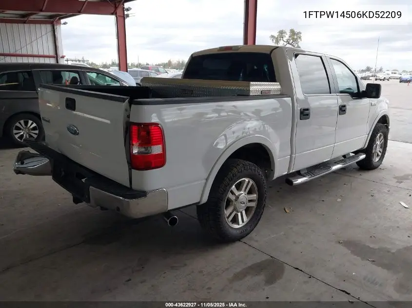 1FTPW14506KD52209 2006 Ford F-150 Fx4/Lariat/Xlt