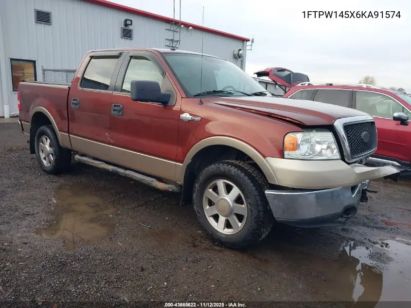 1FTPW145X6KA91574 2006 Ford F-150 Fx4/Lariat/Xlt