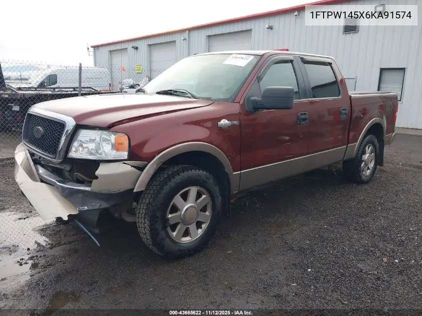 1FTPW145X6KA91574 2006 Ford F-150 Fx4/Lariat/Xlt