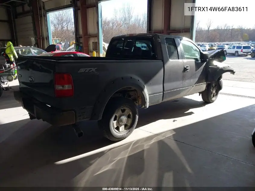 1FTRX14W66FA83611 2006 Ford F-150 Stx/Xl/Xlt