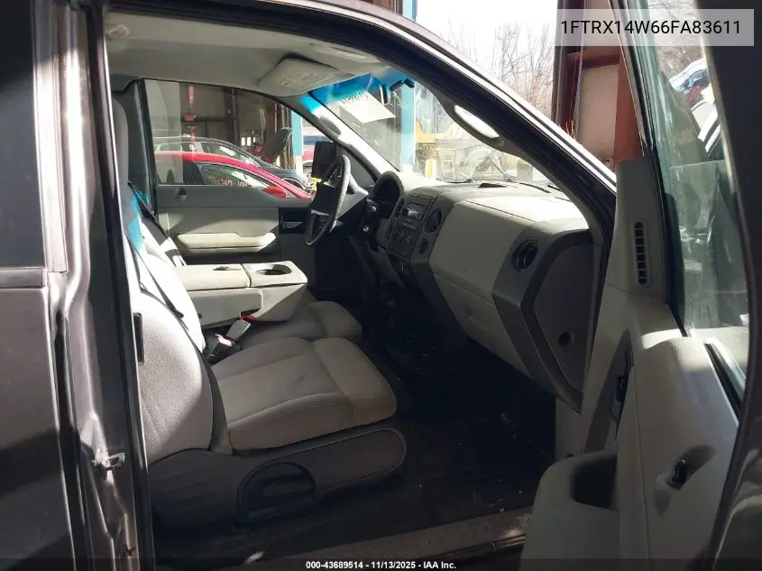 1FTRX14W66FA83611 2006 Ford F-150 Stx/Xl/Xlt