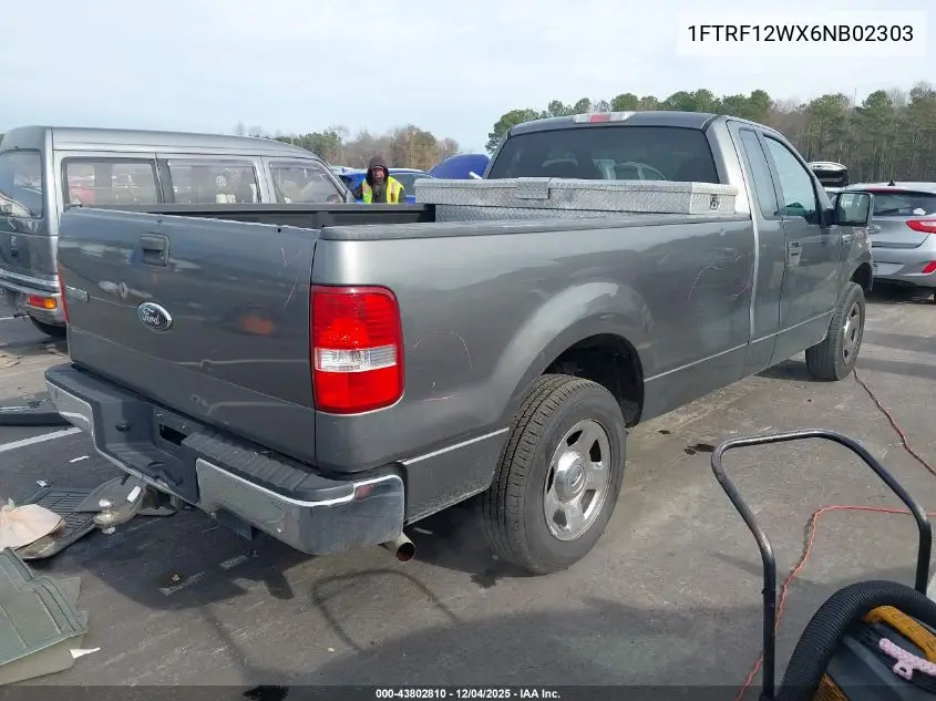1FTRF12WX6NB02303 2006 Ford F-150 Stx/Xl/Xlt