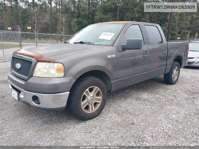 1FTRW12W66KD63509 2006 Ford F-150 Xlt