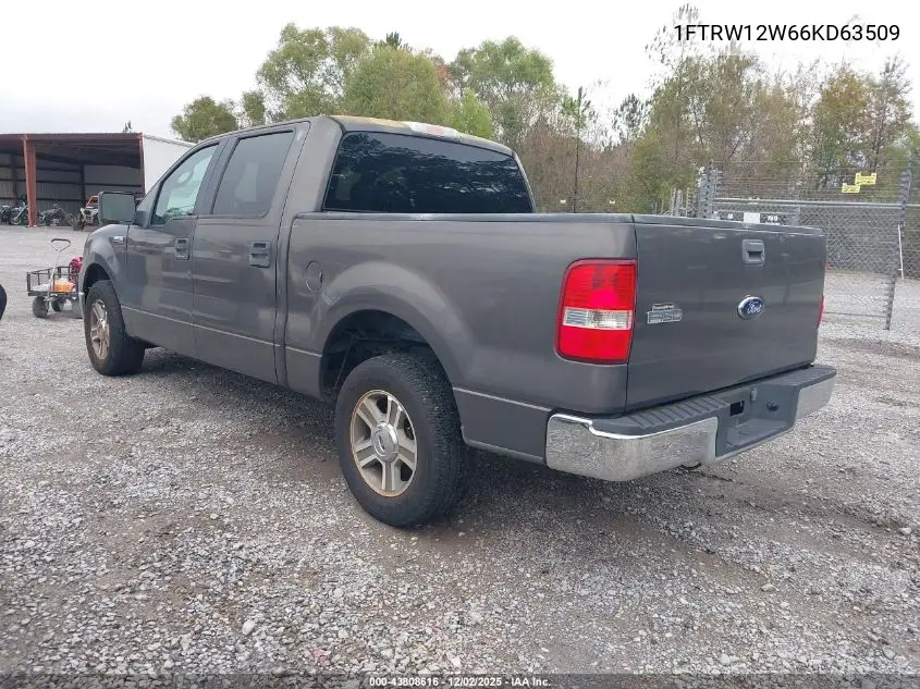1FTRW12W66KD63509 2006 Ford F-150 Xlt