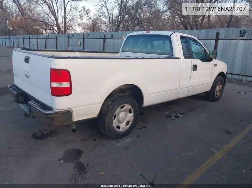 1FTRF12W16NA21707 2006 Ford F-150 Stx/Xl/Xlt