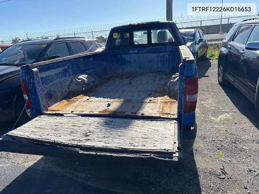 1FTRF12226KD16653 2006 Ford F-150 Stx/Xl/Xlt