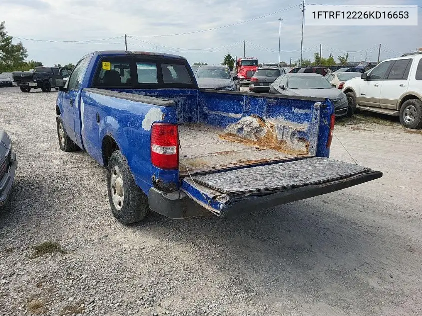 1FTRF12226KD16653 2006 Ford F-150 Stx/Xl/Xlt