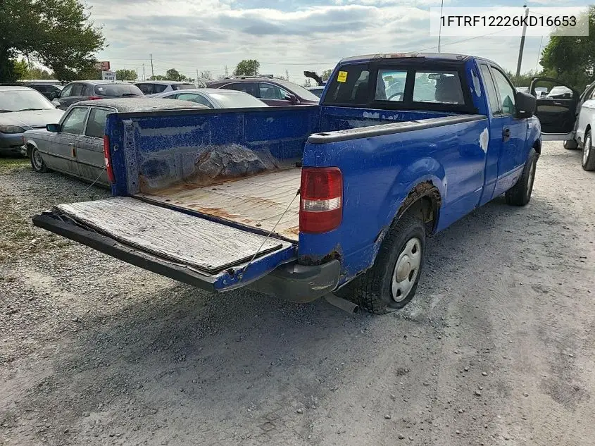 1FTRF12226KD16653 2006 Ford F-150 Stx/Xl/Xlt