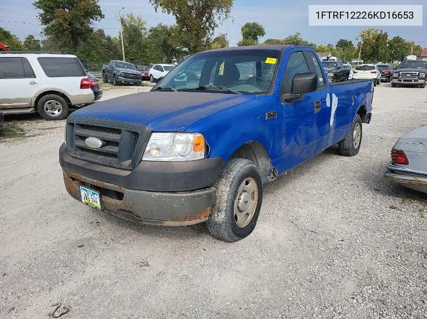 1FTRF12226KD16653 2006 Ford F-150 Stx/Xl/Xlt
