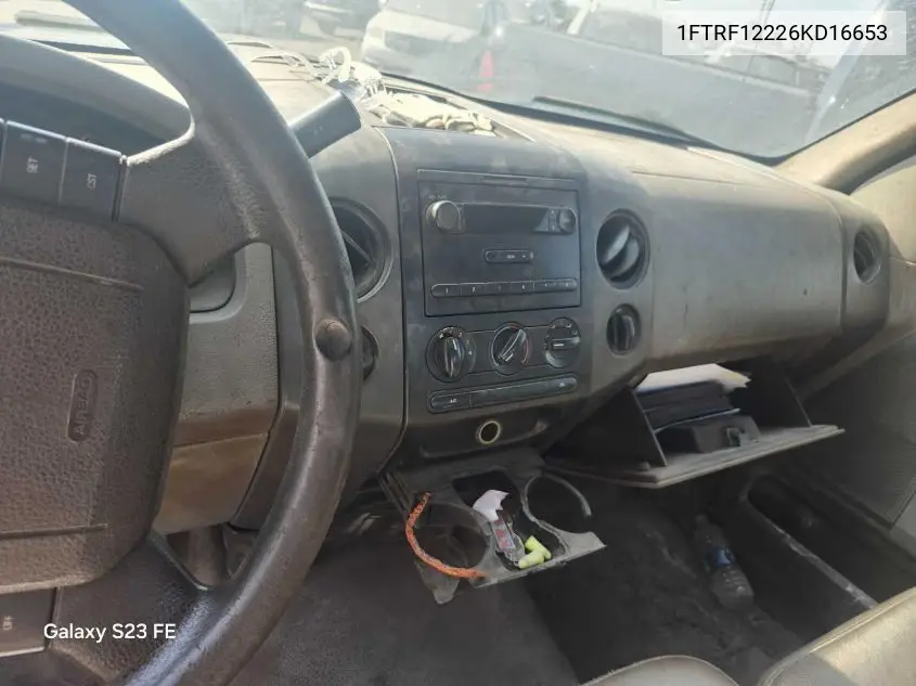 1FTRF12226KD16653 2006 Ford F-150 Stx/Xl/Xlt