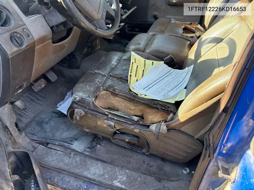 1FTRF12226KD16653 2006 Ford F-150 Stx/Xl/Xlt