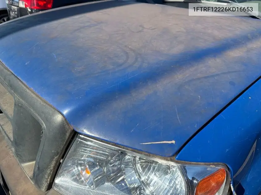 1FTRF12226KD16653 2006 Ford F-150 Stx/Xl/Xlt