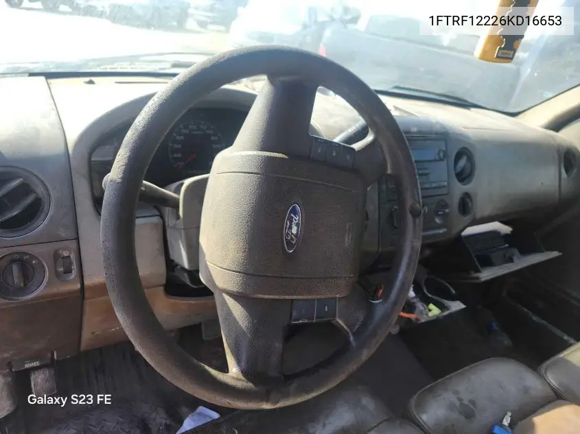 1FTRF12226KD16653 2006 Ford F-150 Stx/Xl/Xlt