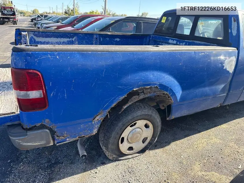 1FTRF12226KD16653 2006 Ford F-150 Stx/Xl/Xlt