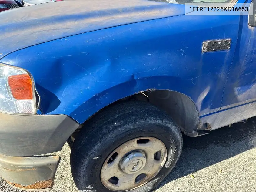 1FTRF12226KD16653 2006 Ford F-150 Stx/Xl/Xlt