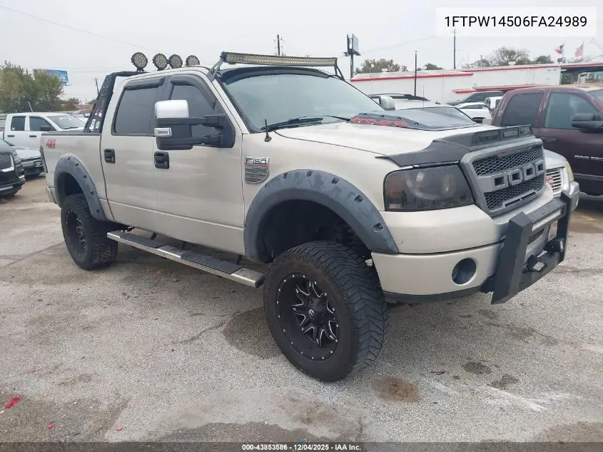 1FTPW14506FA24989 2006 Ford F-150 Fx4/Lariat/Xlt