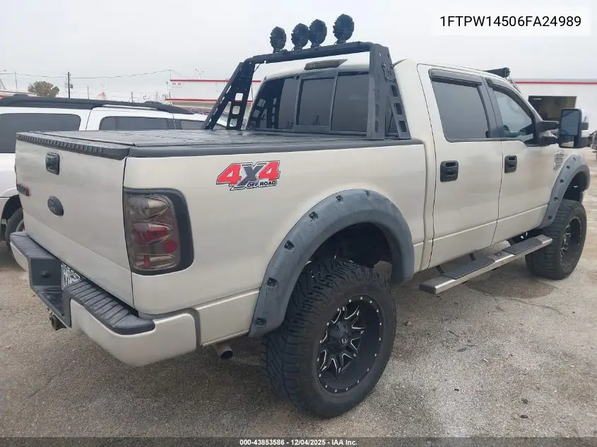 1FTPW14506FA24989 2006 Ford F-150 Fx4/Lariat/Xlt