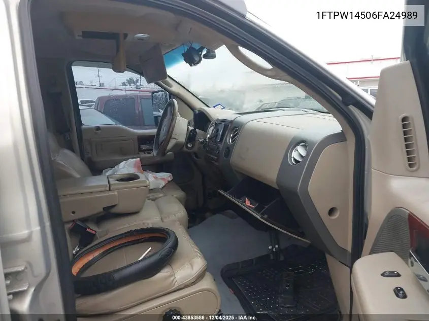 1FTPW14506FA24989 2006 Ford F-150 Fx4/Lariat/Xlt