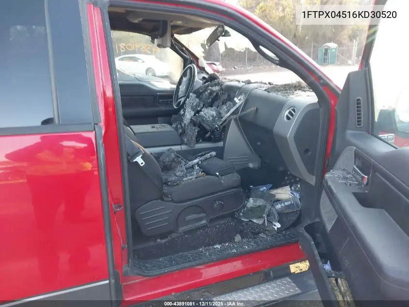 1FTPX04516KD30520 2006 Ford F-150 Fx4/Xlt