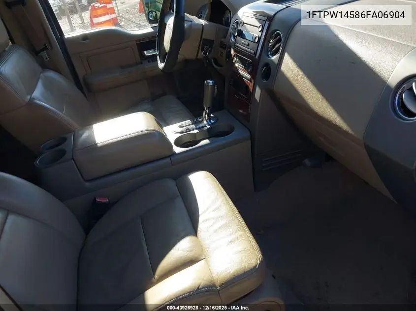 1FTPW14586FA06904 2006 Ford F-150 Fx4/Lariat/Xlt