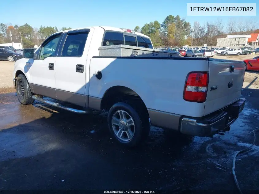 1FTRW12W16FB67082 2006 Ford F-150 Xlt