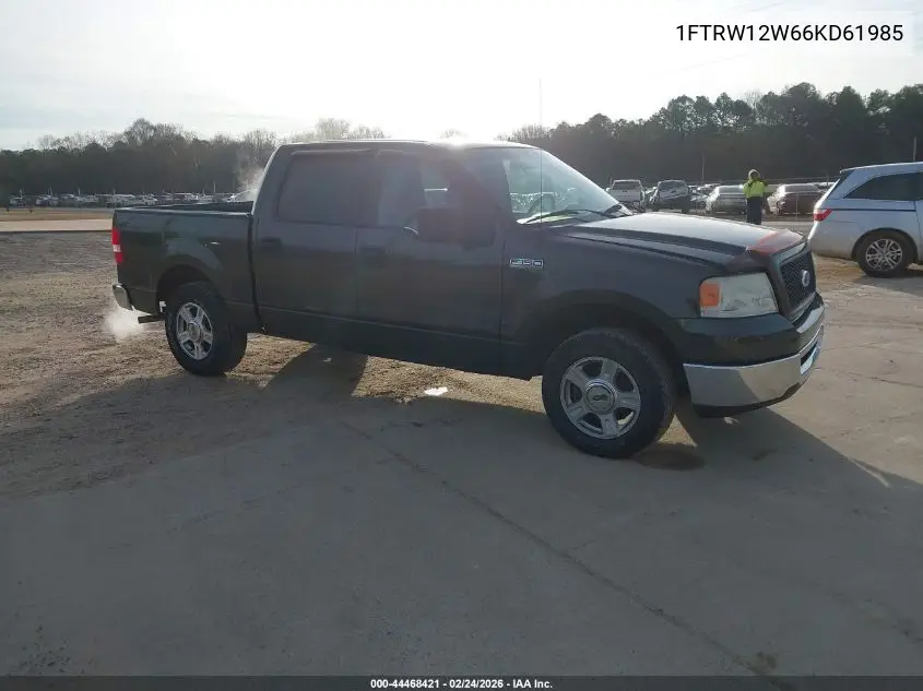 1FTRW12W66KD61985 2006 Ford F-150 Xlt