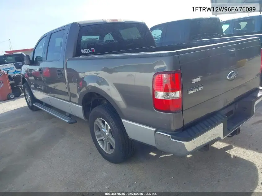 1FTRW12W96FA76089 2006 Ford F-150 Xlt