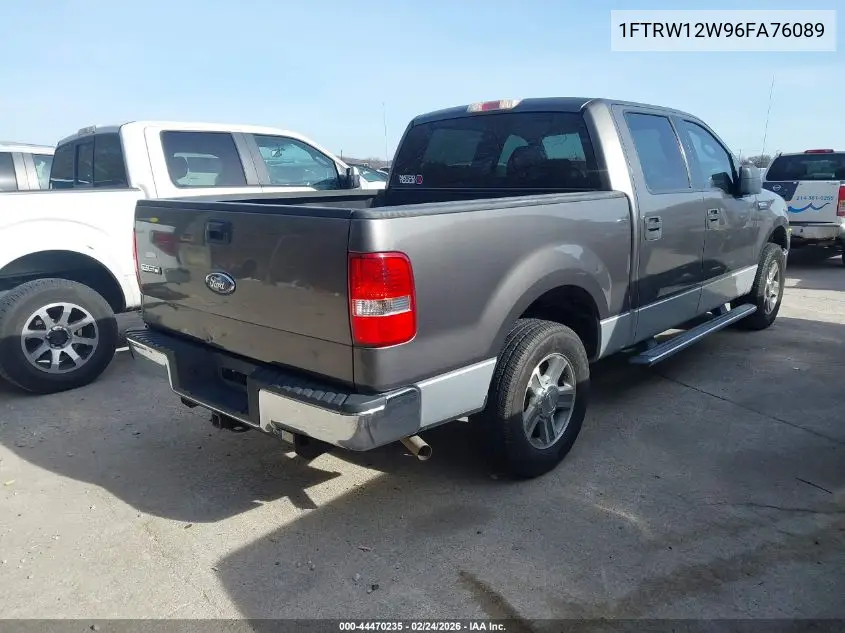 1FTRW12W96FA76089 2006 Ford F-150 Xlt