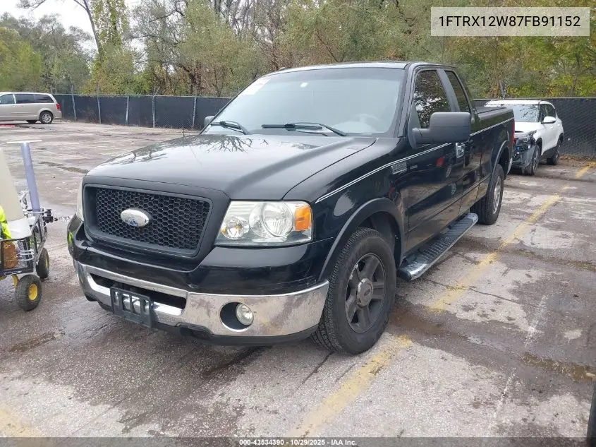 1FTRX12W87FB91152 2007 Ford F-150 Fx2/Stx/Xl/Xlt