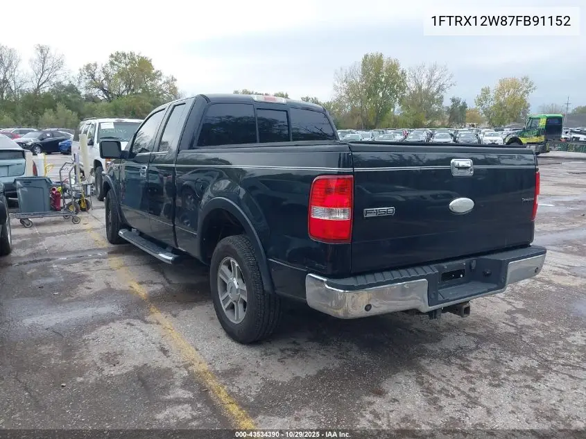 1FTRX12W87FB91152 2007 Ford F-150 Fx2/Stx/Xl/Xlt