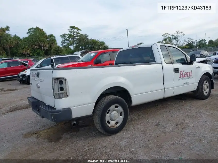 1FTRF12237KD43183 2007 Ford F-150 Stx/Xl/Xlt
