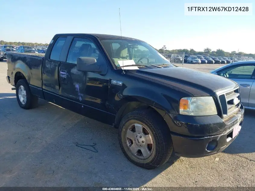 1FTRX12W67KD12428 2007 Ford F-150 Stx/Xl/Xlt