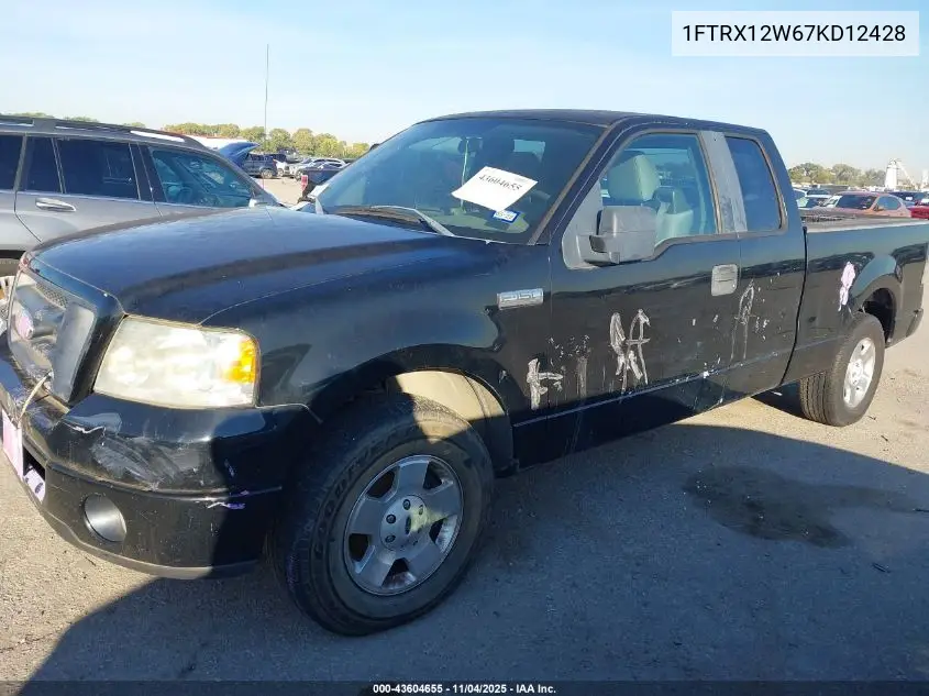 1FTRX12W67KD12428 2007 Ford F-150 Stx/Xl/Xlt