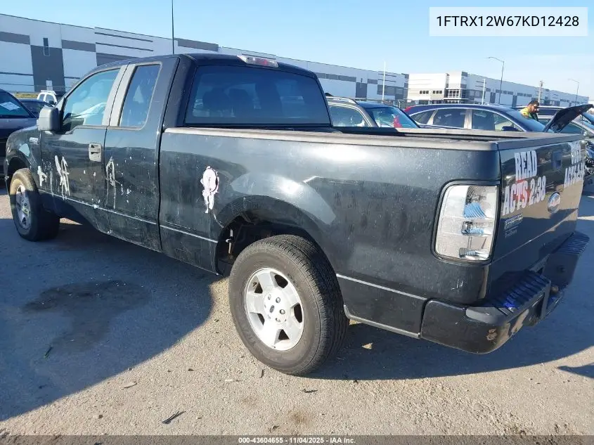 1FTRX12W67KD12428 2007 Ford F-150 Stx/Xl/Xlt