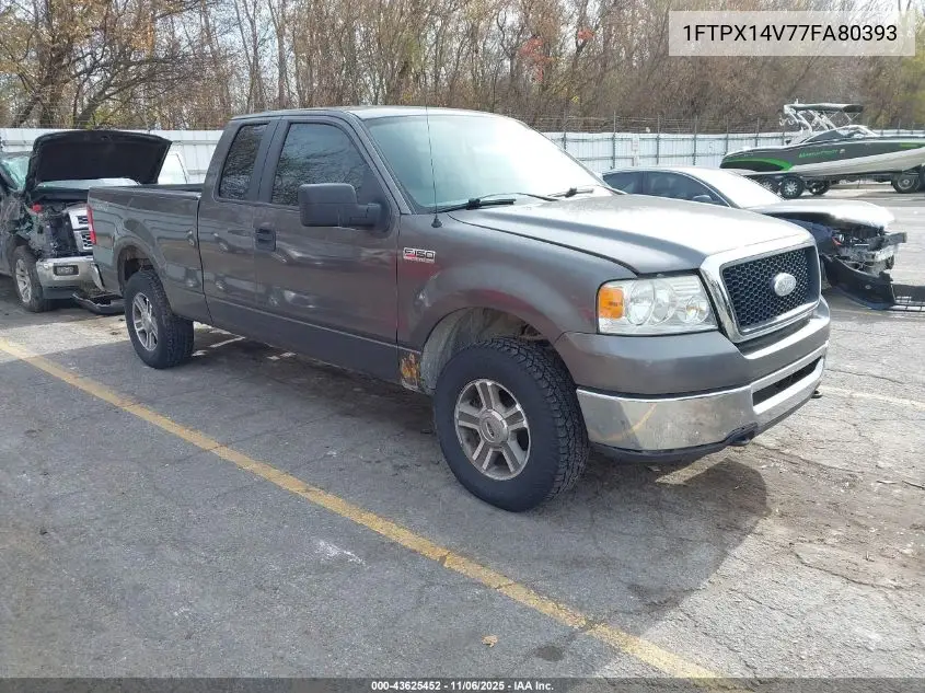 1FTPX14V77FA80393 2007 Ford F-150 Fx4/Lariat/Xl/Xlt