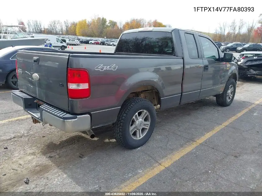 1FTPX14V77FA80393 2007 Ford F-150 Fx4/Lariat/Xl/Xlt