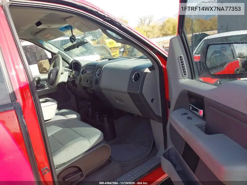 1FTRF14WX7NA77353 2007 Ford F-150 Stx/Xl/Xlt