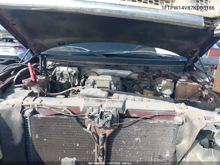 1FTPW14V87KD05186 2007 Ford F-150 Fx4/Lariat/Xlt