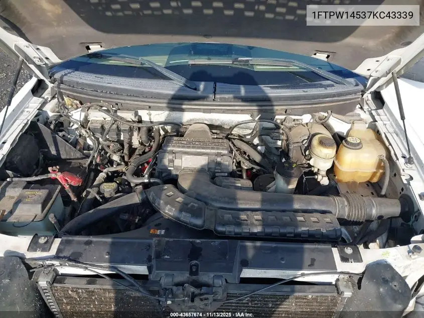 1FTPW14537KC43339 2007 Ford F-150 Fx4/Lariat/Xlt
