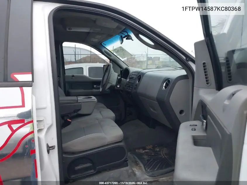 1FTPW14587KC80368 2007 Ford F-150 Fx4/Lariat/Xlt