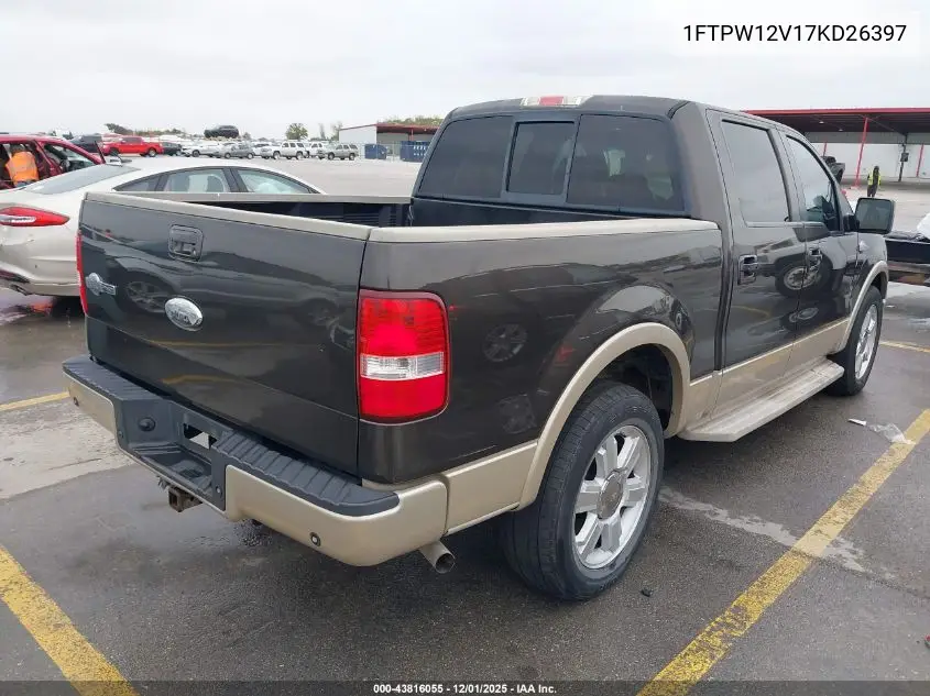 1FTPW12V17KD26397 2007 Ford F-150 Lariat/Xlt