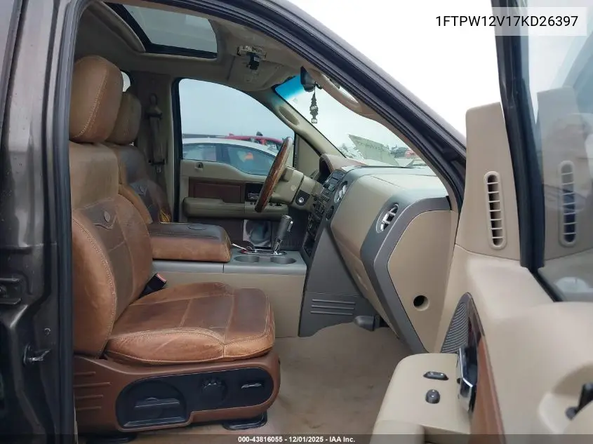 1FTPW12V17KD26397 2007 Ford F-150 Lariat/Xlt