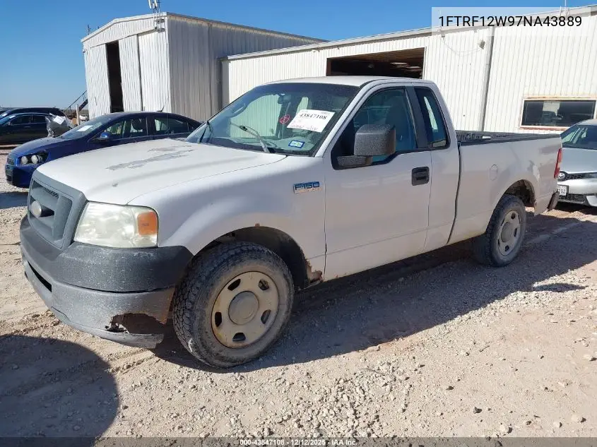 1FTRF12W97NA43889 2007 Ford F-150 Stx/Xl/Xlt
